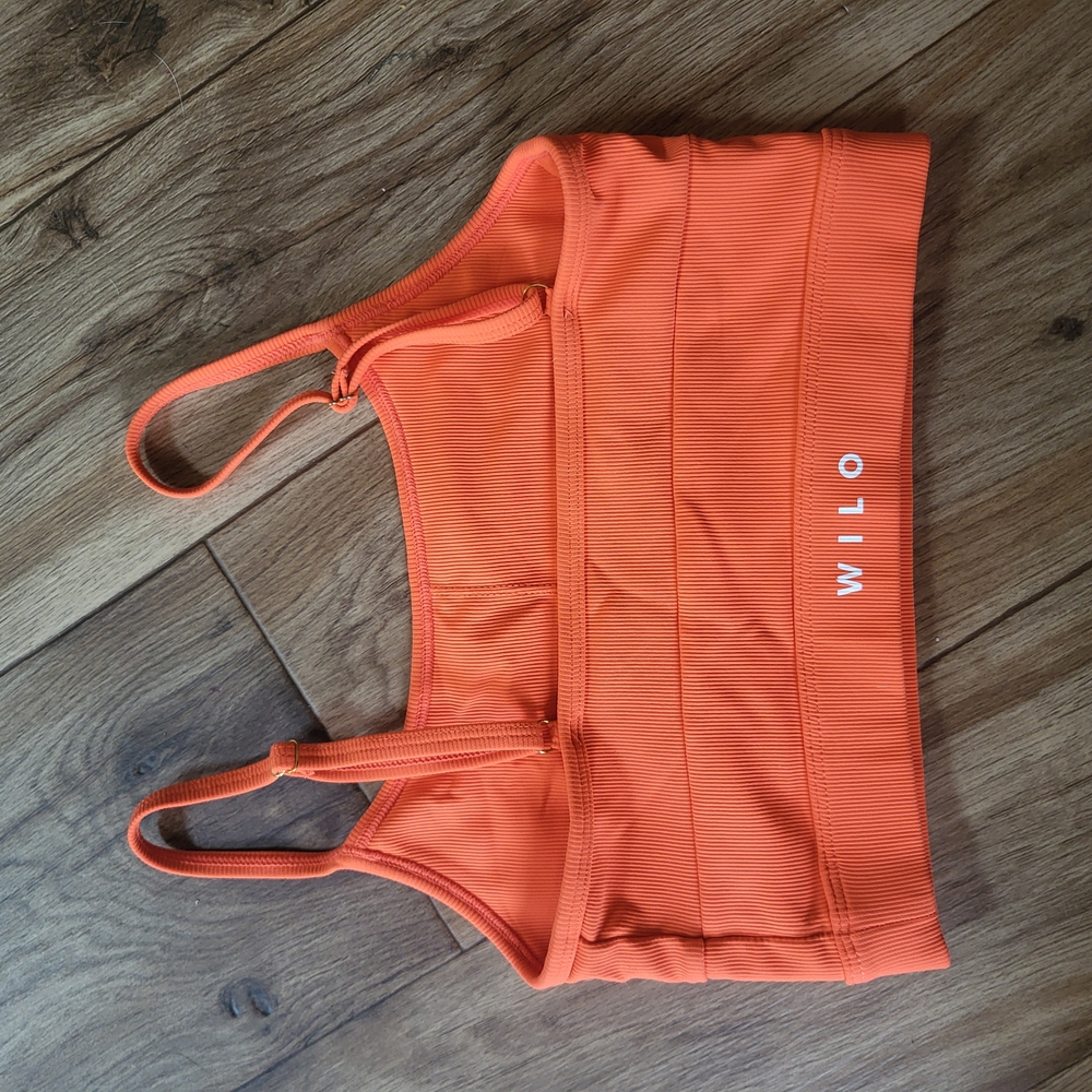 Women's Orange Sports Bra